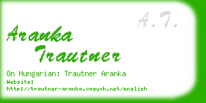 aranka trautner business card